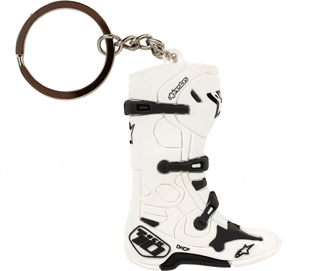 Alpinestars Tech 10 boot, étiquette de clé - Blanc