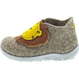 superfit Jungen - Schuhe HAPPY Slipper, Modern, BEIGE/GRAU 4000, 24