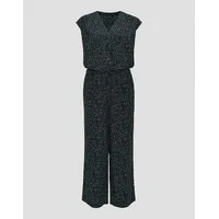 OPUS Jumpsuit mit V-Ausschnitt Modell 'Moneli city', Petrol, 44