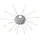 Trio Lighting Bullet 21 Leuchtmittel 96,5 cm Nickel matt, Glas