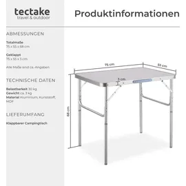 Tectake Campingtisch (401066)