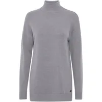 Oxmo Strickpullover OXRatina 21800097-ME Feinstrick-Rollkragenpullover in grau | Gr.: