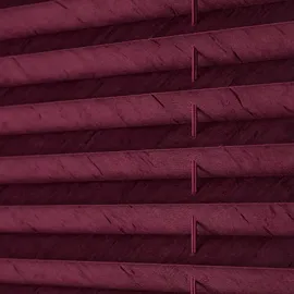 K-HOME "Klemmfix Pisa" Gr. 2, rot Bordeaux B:50cm H:130cm, Obermaterial: 100% Polyester, Plissees, Crushed-Optik