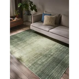 benuta Teppich Laury, rechteckig, Höhe: 5 mm, Teppich Wohnzimmer, Schlafzimmer, Esszimmer, Flur, Kunstfaser, Cozy grün 200 cm x 300 cm x 5 mm