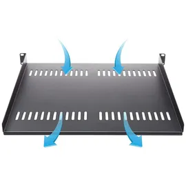 Startech StarTech.com Belüfteter Server Rack Fachboden - Black