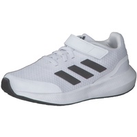 adidas RunFalcon 3.0 Elastic Lace Top Strap Shoes Sneaker, FTWR White/core Black/FTWR White, 31 EU