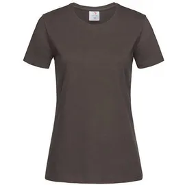Stedman Classic Women T-Shirt Dunkelbraun Baumwolle Medium Damen