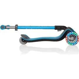 GLOBBER Elite Deluxe mit Leuchtrollen sky blue