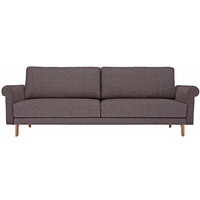 HÜLSTA sofa 2-Sitzer »hs.450«, modern Landhaus, Füße in Nussbaum, Breite 168 cm lila