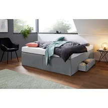 Westfalia Schlafkomfort Boxspringbett 180 x 200 cm Grau