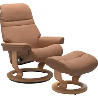 Stressless Stressless® Relaxsessel »Sunrise«, (Set, Relaxsessel mit Hocker), mit