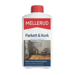 MELLERUD Parkett & Kork Reiniger & Pflege, Schmutzabweisend und schützend , 1000 ml - Flasche