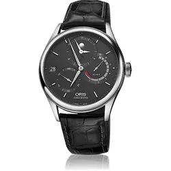 Oris Culture Artelier Kaliber 112 GMT 01 112 7726 4055-Set 1 23 72FC - anthrazit,schwarz - 43mm