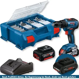 Bosch GSR 18V-55 Professional inkl. 2 x 4 Ah + L-Case 06019H5209