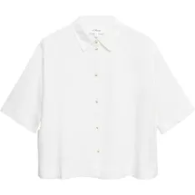 s.Oliver Kurzarm-Bluse aus Leinenmix Weiß XS