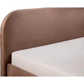 MAINTAL Polsterliege MAINTAL "Aolana", beige (beige, braun), B:102cm L:205cm, Komplettbetten, mit Bettkasten, in 2 Breiten, Federkern- oder Bonellmatratze wählbar