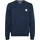 Blend Longpullover BLEND "Sweatshirt BHSweatshirt", Herren, Gr. M, blau (marineblaus), Obermaterial: 50% Baumwolle CO. 50% Polyester PES., Sweatshirts Longpullover