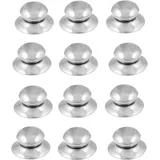 Trade Shop - set 12 stück knöpfe für universal-topfdeckel topfgriffe -