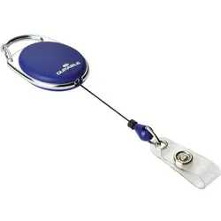 DURABLE Style Ausweishalter Abrollmechanismus 0.8 m Blau 10 Stück
