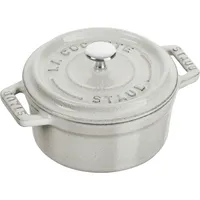 staub La Cocotte Round 40501-408 Mini Pico Cocotte Round Campagne 40501-408 Kleiner Zweihand-Gussemaillierter Topf mit Seriennummer