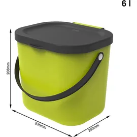 Rotho Albula 6 l lime green