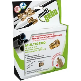 Gebo Multigebo Reparaturkit Universal Reparatur Verbundrohr 20x20mm Außengewinde