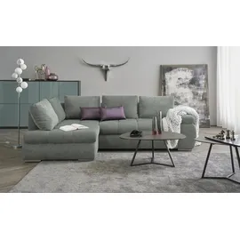 Switch Eckcouch Flachgewebe 3-Sitzer Blau