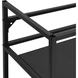 vidaXL Badezimmer Waschtischgestell 40 x 83 x 38 cm Schwarz