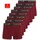 Tazzio Boxershorts unifarben Bordeaux M 8er Pack