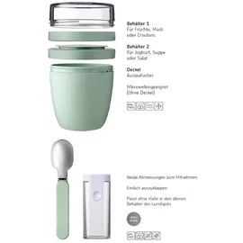 Mepal Lunchpot Ellipse schwarz 0,5 cm 0,2 l