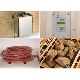 Weka Saunaofenset 7,5 kW + Zubehör