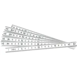 Brüder Mannesmann Werkzeuge Zollstock M 810-PVC-2 2 m
