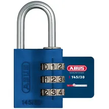 ABUS Vorhängeschloss ABUS 145/30 blau, 1 St.