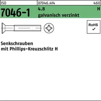 Industrial Quality Supplies ISO 7046 Form C Senkkopfschraube M2x8