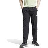 adidas Workout Pants Hose, Black/White, L