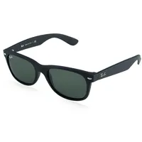 Ray Ban New Wayfarer RB2132 622 52-18 black rubber/green classic