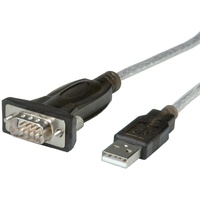 Roline Konverter-Kabel USB-seriell, 1,8 m USB Typ-A DB-9