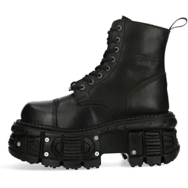 New Rock Stiefel MTANK083 C1 schwarz, - Schwarz - 39