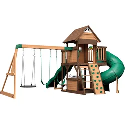 Backyard Discovery Cedar Cove Spielplatz mit Schaukeln, Rutschen 2.5m2