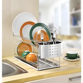 Wenko Maximex Geschirrabtropfständer Exclusiv Duo