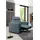 Fun Möbel Sessel Canton Stoff 94 x 92 x 0 cm Azurblau mit Kissen