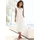 LASCANA Midikleid Weiß 42