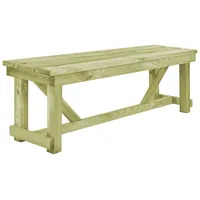 VidaXL Gartenbank 140 cm Imprägniertes Kiefernholz