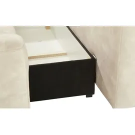 bobb Schlafcouch Mikrofaser 2-Sitzer Beige