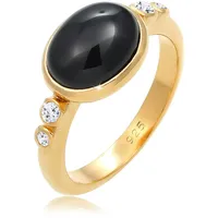 ELLI PREMIUM Elli Ring 925 Sterling Silber Cocktailring in gold, | Gr.: 54