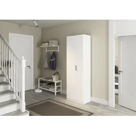 Rauch Garderobe Kleiderschrank Schrank Schuhschrank Putzschrank MINOSA 69 cm x 210 cm x 41 cm Alpinweiß
