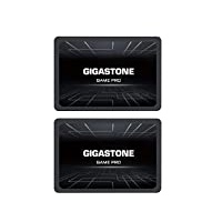 Gigastone Game Pro 256GB 2er-Pack SATA III 2,5" Interne Solid State Drive, Lesegeschwindigkeit bis zu 510 MB/s. 3D NAND 2,5 Zoll SSD-Festplatte