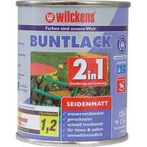 Wilckens Buntlack RAL 7035 Lichtgrau seidenmatt 0,125 l