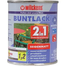Wilckens Buntlack RAL 7035 Lichtgrau seidenmatt 0,125 l