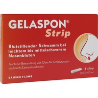 Dr. Gerhard Mann Chem.-pharm.Fabrik GmbH Gelaspon Strip 40x10x10 mm Gelatineschwamm 4 Stück